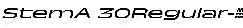 StemA 30Regular字体转换 StemA 30Regular字体转换